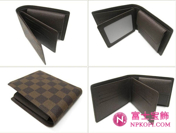 (LOUIS VUITTON)ルイヴィトン ブランドコピー ダミエ二折りパス付き財布 ポルトフォイユフロリン N60011